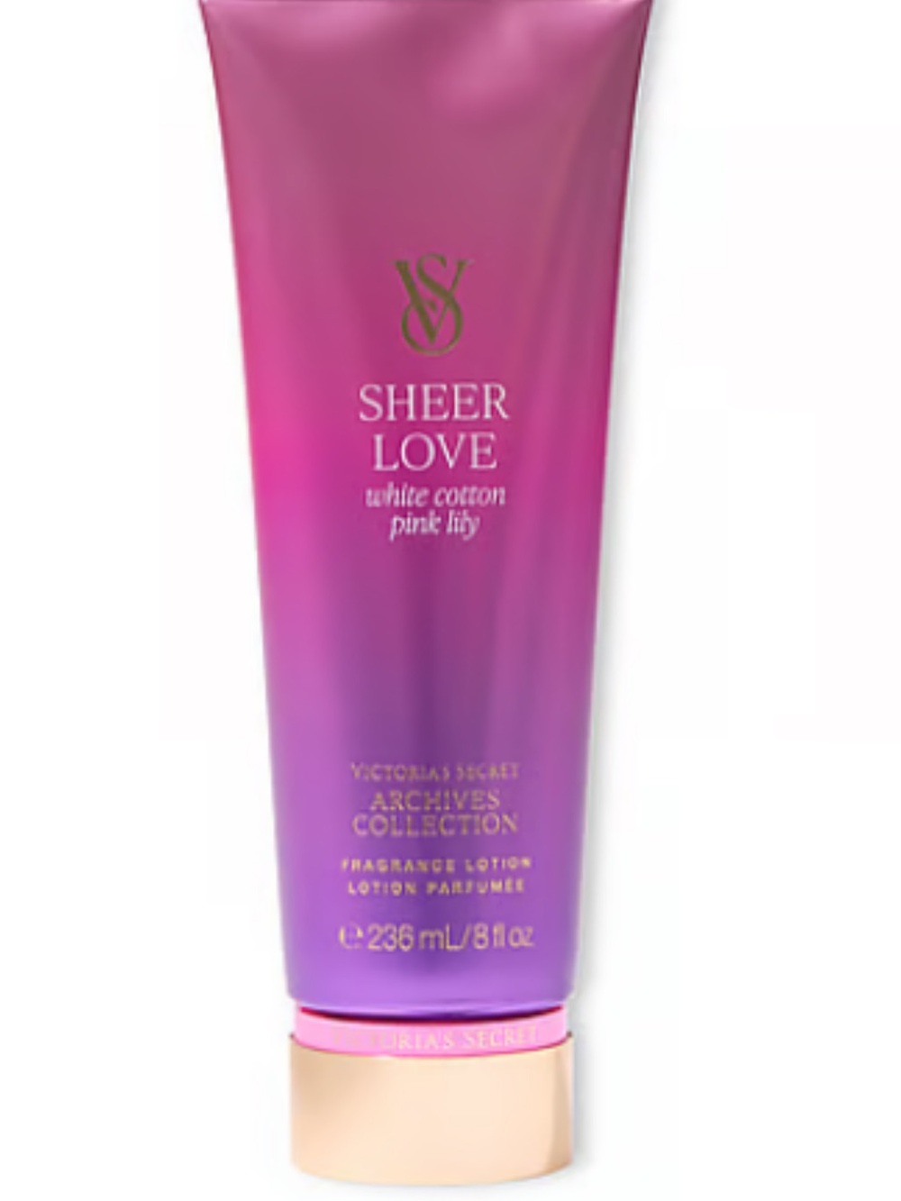Victoria's Secret Sheer Love Fragrance Lotion - Pink to Purple Gradient